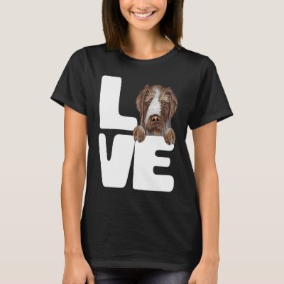 I Love My German Wirehaired Pointer Dog T-Shirt