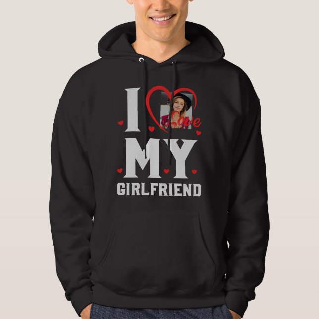 I Love My GF Customizable Hoodie (Front)