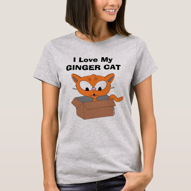 ginger cat t shirt