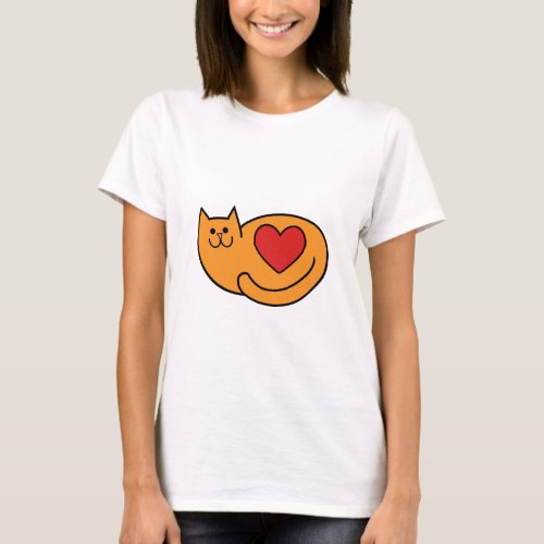 I love my ginger cat T_Shirt