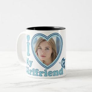 I love my Girl Friend Two-Tone Coffee Mug
