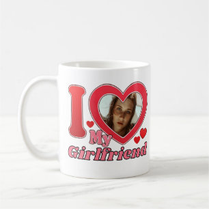 I Love My Girlfriend Boyfriend Wife Husband Photo Coffee Mug