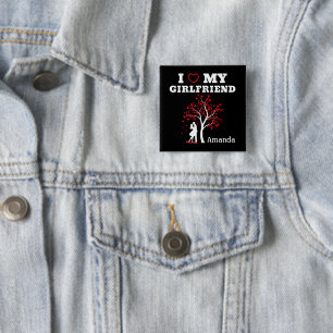I Love my Girlfriend Button