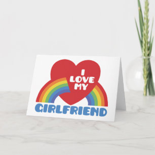 I Love My Girlfriend Card