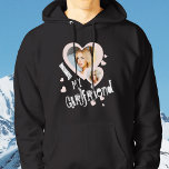 I love my Girlfriend Chalkboard Doodles Black Hoodie<br><div class="desc">Create your own I love my girlfriend cute chic girly blush pink and charcoal dark grey and white hoodie shirt. This shirt can be a cringe, funny bf anniversary gift. Force your boyfriend to wear this super cute tiktok trend shirt all the time. He will receive a lot of compliments...</div>