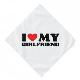 I Love My Girlfriend Classic Bandana