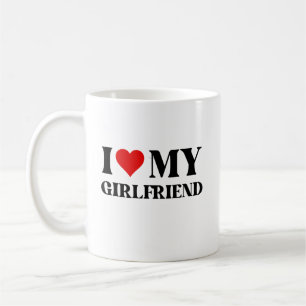 I Love My Girlfriend Coffee Mug
