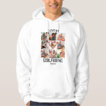 I love My Girlfriend Custom 9 Photo Collage Hoodie<br><div class="desc">I love my Girlfriend Custom Valentines day 9 Photo Collage. Personalize this unique valentines day design template with 9 photos and name. Perfect for any occasion like anniversaries, birthday etc. I love my girlfriend, couple valentine, personalized gift for boyfriend, custom heart, I heart my girlfriend, Custom photo collage I love...</div>