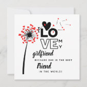 I Love My Girlfriend Custom Best Friend Gift (Front)