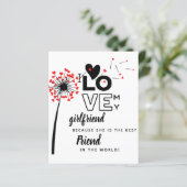 I Love My Girlfriend Custom Best Friend Gift (Standing Front)