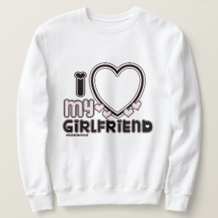 Custom I Love My Girlfriend Hoodie & Jogger Set By Apporter Shirt -  Artistshot