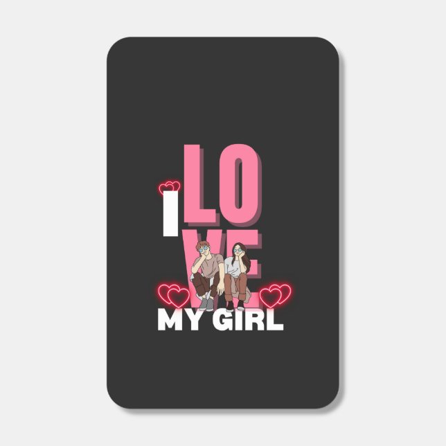 I Love My Girlfriend Custom  Matchboxes (Front)