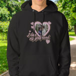 I Love My Girlfriend Custom Photo Hoodie<br><div class="desc">I Love My Girlfriend Custom Photo Hoodie. Perfect gift for valentines day,  anniversary or birthday. Features retro script font and hearts.</div>