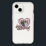 I Love My Girlfriend Custom Photo Speck iPhone 14 Case<br><div class="desc">I Love My Girlfriend Custom Photo iPhone Case. Perfect gift for valentines day,  anniversary or birthday. Features retro script font and hearts.</div>