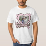 I Love My Girlfriend Custom Photo T-Shirt<br><div class="desc">I Love My Girlfriend Custom Photo T-Shirt. Perfect gift for valentines day,  anniversary or birthday. Features retro script font and hearts.</div>
