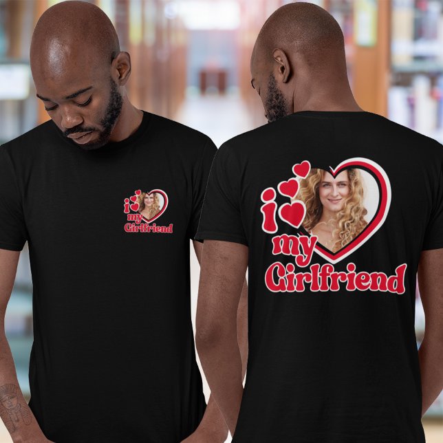 I Love My Girlfriend Custom Pocket T-Shirt (Creator Uploaded)