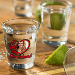 I Love My Girlfriend Custom Shot Glass<br><div class="desc">Are you looking for a unique and personal gift for your boyfriend? Look no further than our I Love My Girlfriend custom photo design! Upload a photo to create a one-of-a-kind gift that he will love. It makes a perfect gift for birthdays, Valentine's Day, anniversaries, or any special occasion. Order...</div>