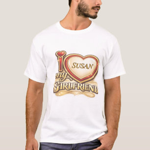 I Love My Girlfriend Custom T-Shirt