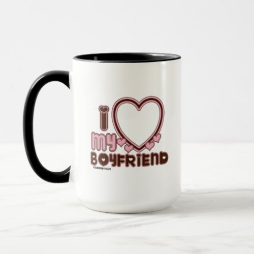 I Love My Girlfriend Custom T_shirt Mug