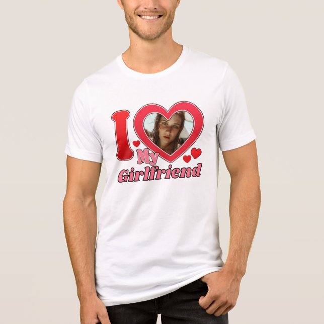 I Love My Girlfriend, Girlfriend Tri-Blend Shirt (Front)