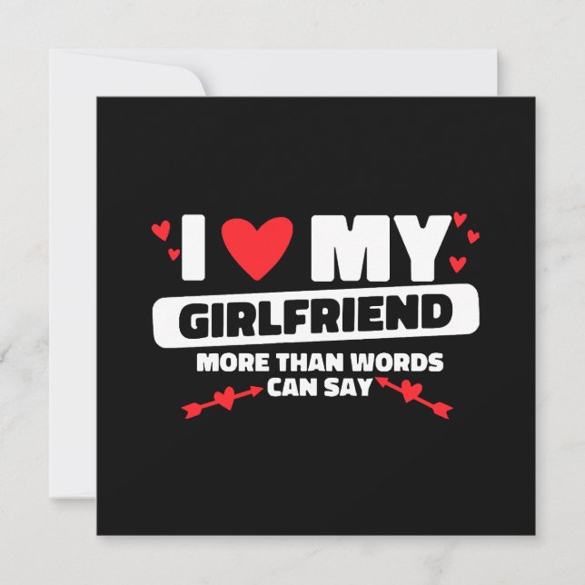 i love my girlfriend heart (Front)
