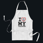 I Love My Girlfriend Heart Photo Adult Apron<br><div class="desc">I Love My Girlfriend Heart Photo Adult Apron</div>