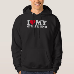 I Love My Girlfriend I Heart My Girlfriend GF Hoodie