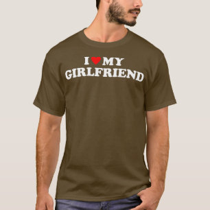 I Love My Girlfriend  I Heart My Girlfriend  GF    T-Shirt