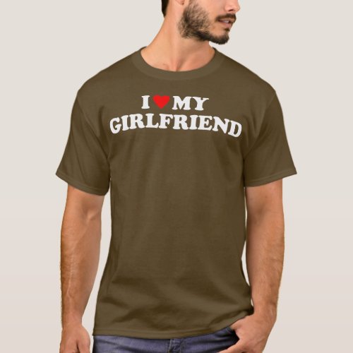 I Love My Girlfriend  I Heart My Girlfriend  GF    T_Shirt