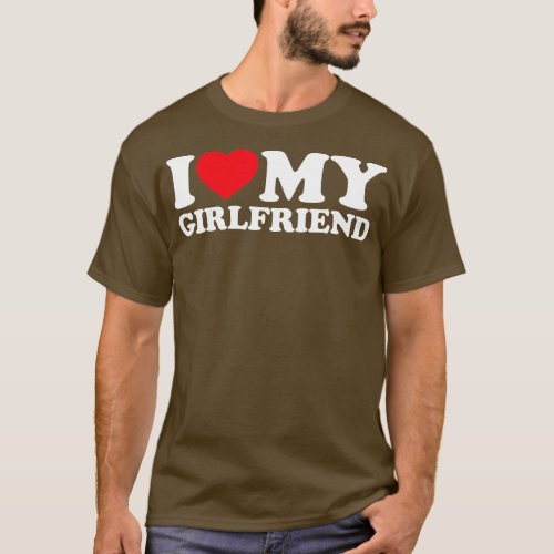 I Love My Girlfriend  I Heart My Girlfriend  GF  T_Shirt