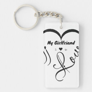 I Love My Girlfriend - I ♥ Us Keychain