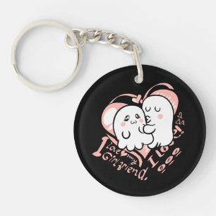 i love my girlfriend keychain
