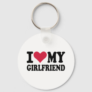 I love my girlfriend keychain