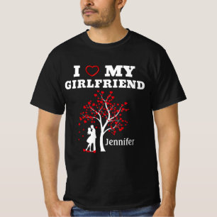 I Love my Girlfriend men's T-Shirt