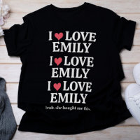 I Love My Girlfriend Name Personalized Boyfriend