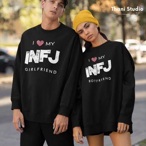 I Love My Girlfriend Personality Traits Valentine Sweatshirt