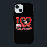 I Love My Girlfriend Personalized iPhone 15 Case<br><div class="desc">I Love My Girlfriend Personalized Photo and Text</div>