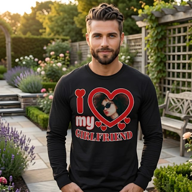 I Love My Girlfriend Personalized T-Shirt (Creator Uploaded)