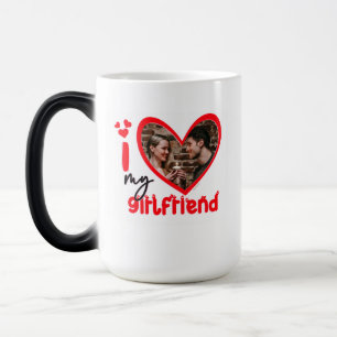 I Love My Girlfriend Photo Gift Coffee Mug