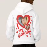 I love my Girlfriend photo Hoodie<br><div class="desc">Create your own I love my girlfriend shirt. This shirt can be a cringe, funny bf anniversary gift. Force your boyfriend to wear this super cute tiktok trend shirt all the time. He will receive a lot of compliments at school and on Instagram. The "I love my girlfriend" shirt is...</div>