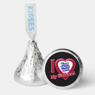 I Love My Girlfriend Photo Red Heart Black Hershey®'s Kisses®