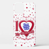 I Love My Girlfriend Photo Red Heart Grey Case Mate iPhone Case