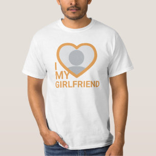 I Love My Girlfriend Photo T-Shirt