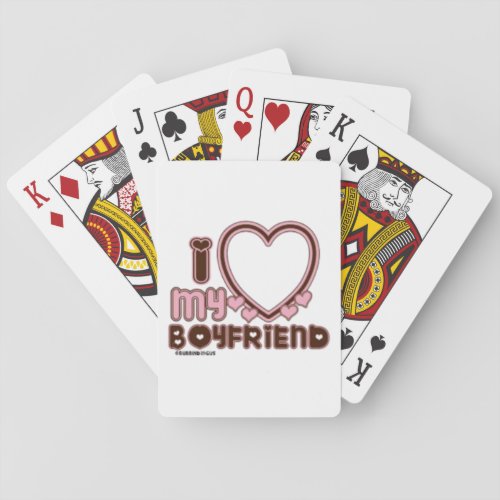 I Love My Girlfriend  Playing Cards