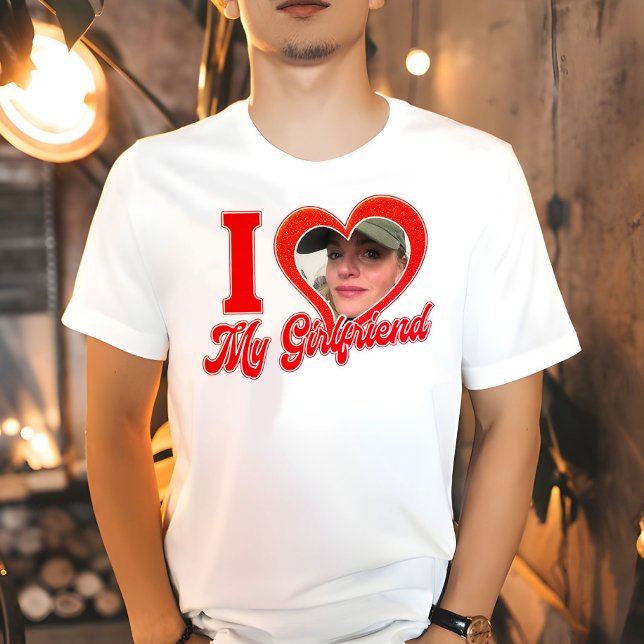 I Love My Girlfriend Red Custom Personalized Shirt (Creator Uploaded)