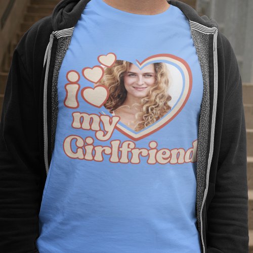 I Love My Girlfriend Retro T_Shirt