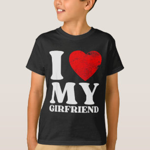 I Love My Girlfriend Shirt I Heart My Gf Valentine