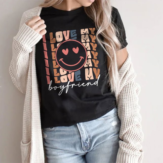 I Love My Girlfriend Tee, Positive Shirt For Him (Creator Uploaded)