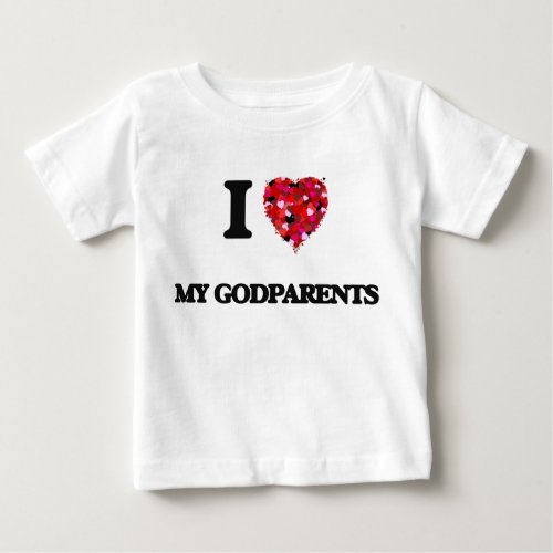 I Love My Godparents Baby T_Shirt