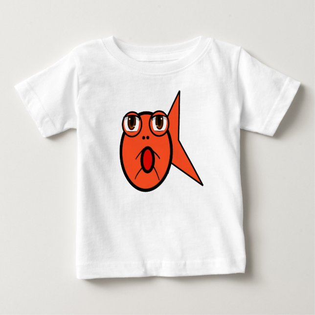 I love my Gold Fish Baby T-Shirt (Front)